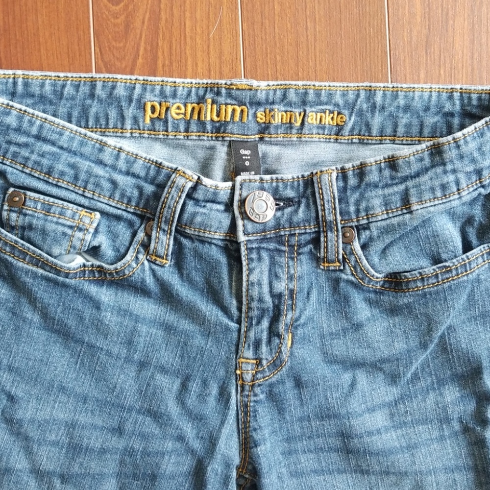 GAP Premium Skinny Ankle Jeans